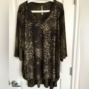 Size 5X Plus Size Pennington’s Tunic Top